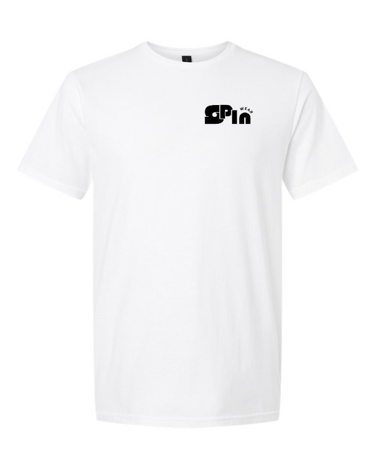 Black Letter White Tee